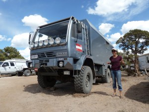 The Steyr truck owned by the Austrians. It took them 5 years to do the build-up.